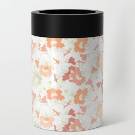 peach and rose pink floral evening primrose flower meaning youth and renewal  Can Cooler