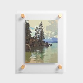 Lake Tahoe Floating Acrylic Print