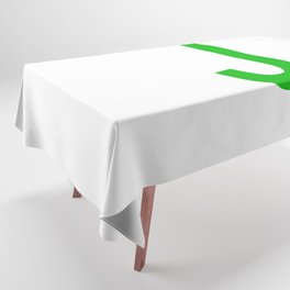 LETTER J (GREEN-WHITE) Tablecloth