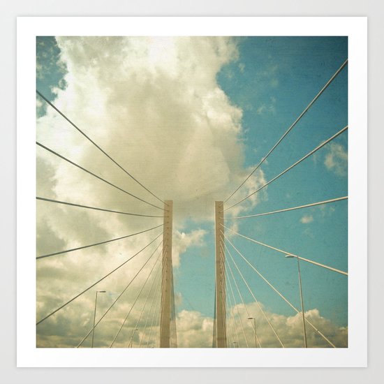 Over the Bridge Art Print