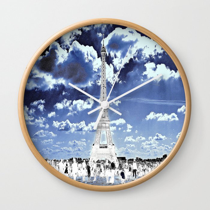 Tower Tourists in Reverse Wall Clock