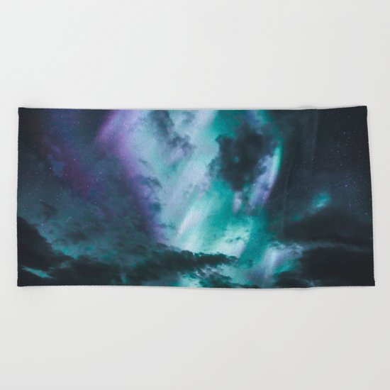 Aurora Borealis XX Beach Towel