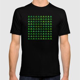 evergreen geometric pattern T Shirt