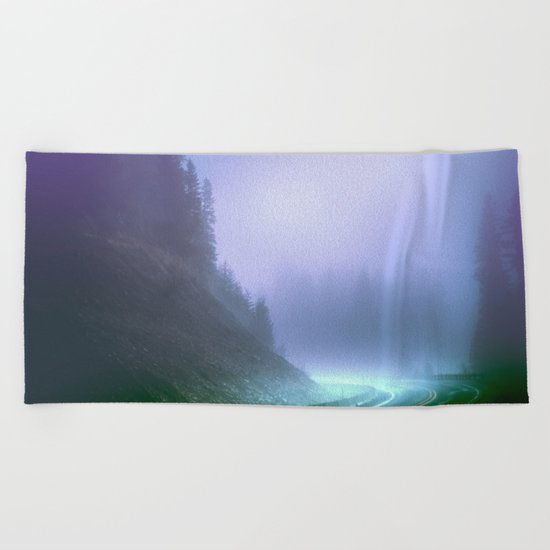 Alien Arrival Beach Towel