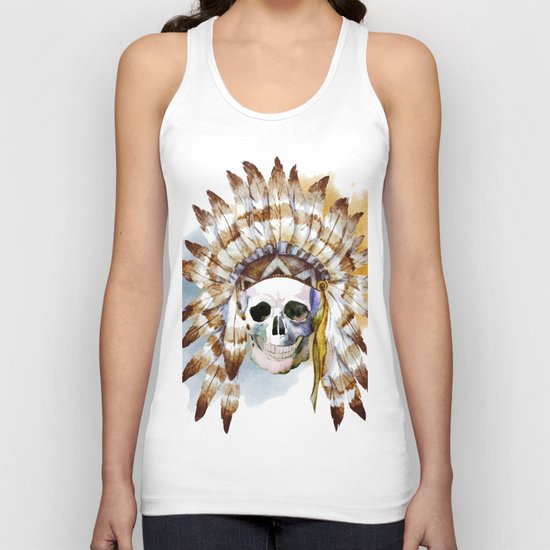 Skull 02 Unisex Tank Top
