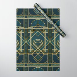 Art Deco Elegant Gatsby Style Wrapping Paper