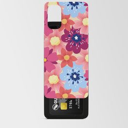 Colorful FLowers Pattern Android Card Case