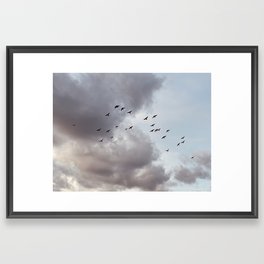 Beautiful sky Framed Art Print