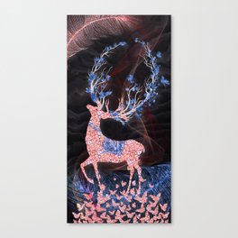 Chinese Feng Shui - Deer II Canvas Print
