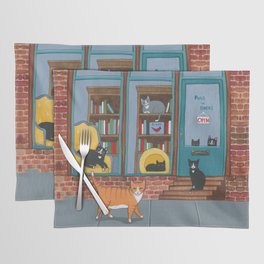 Puss n Books Shop Cats Placemat