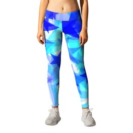 Glowing starfish on a light background in projection and with depth. Leggings | Abstract, Surprise, Sparkle, Foil, Neon, Light, Graphicdesign, Gold, Metallic, Ray 
