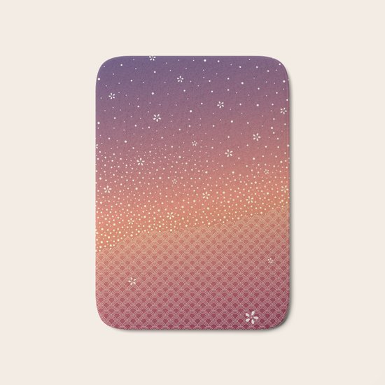 Spring Sunset Bath Mat