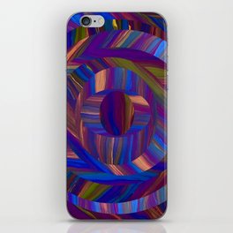 Colorful World Brown iPhone Skin