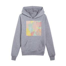 Abstract Pastel Acrylic Kids Pullover Hoodies