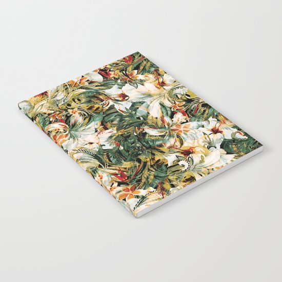 Seamless Floral Pattern Notebook