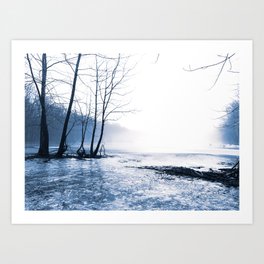 Icy Mist Art Print