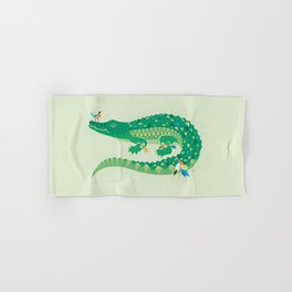 Alligator Hand & Bath Towel