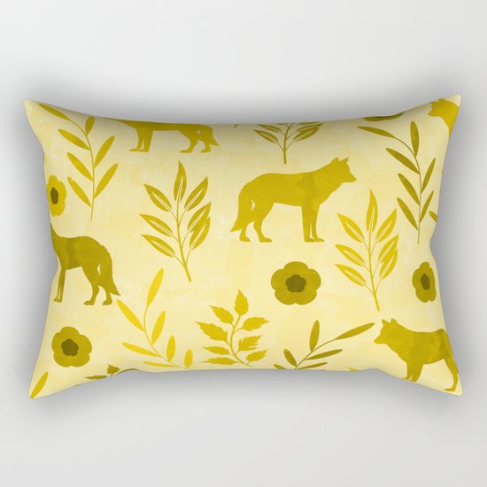 Forest Animal and Nature III Rectangular Pillow