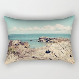 Atlantic Blue Rectangular Pillow
