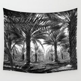 Vintage Palms Trees : Coachela Valley California 1937 Wall Tapestry