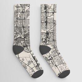 USA - OMAHA. Map Drawing Socks
