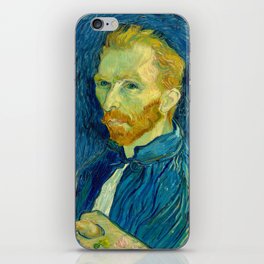 Self-Portrait, 1889 by Vincent van Gogh iPhone Skin
