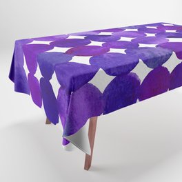 Dots pattern - purple Tablecloth