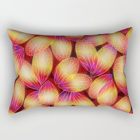 Fire Fairy Wings Rectangular Pillow