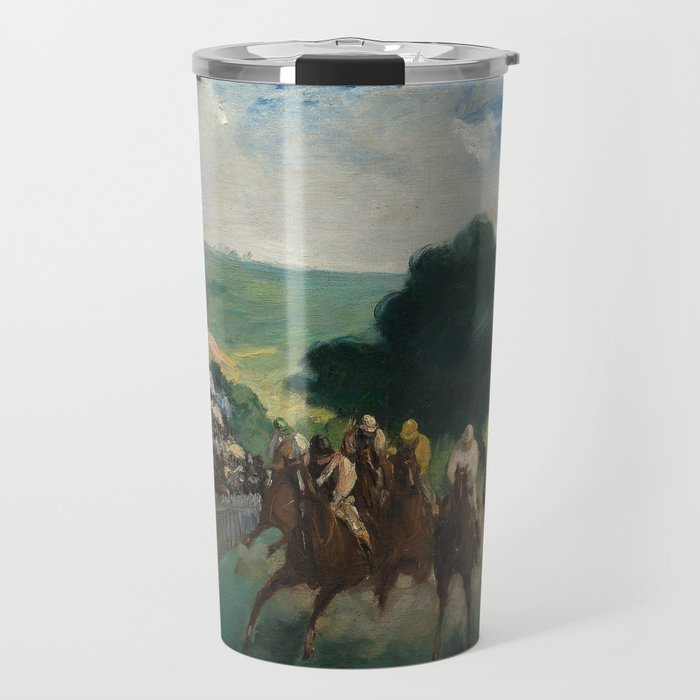 The Races at Longchamp (1866) Travel Mug
