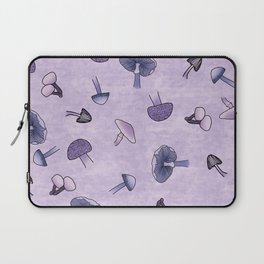 Joyful Purple Mushrooms Laptop Sleeve