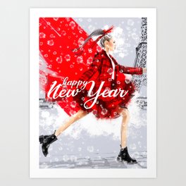 happy new year Art Print