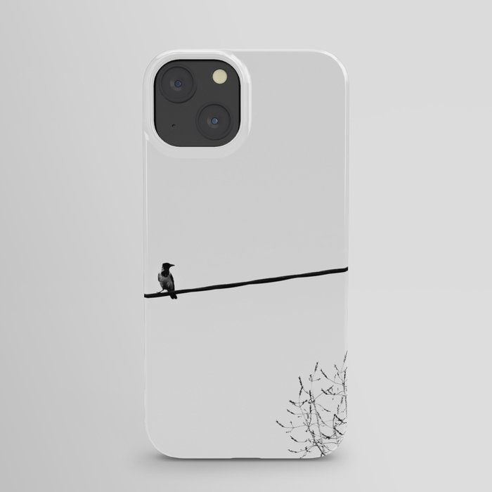 Bird on wire iPhone Case