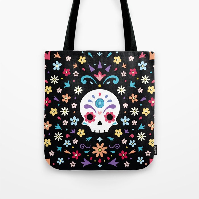 Cute day of the dead Tote Bag