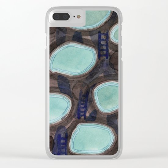 Pools and Ladders Clear iPhone Case