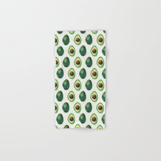 Avocado Pattern Hand & Bath Towel