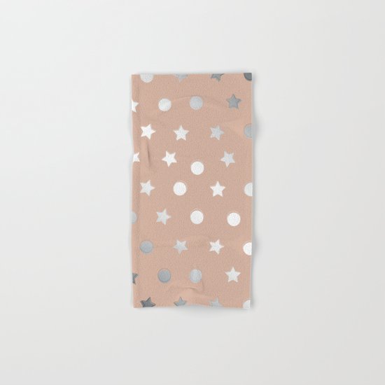 Silver Confetti Hand & Bath Towel