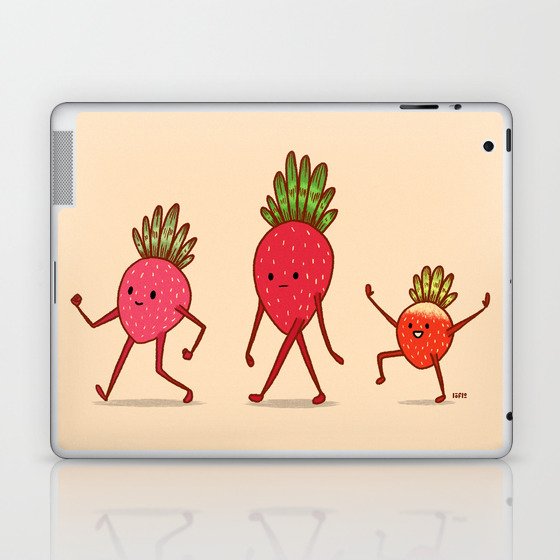 Strawberry Folk Laptop & iPad Skin