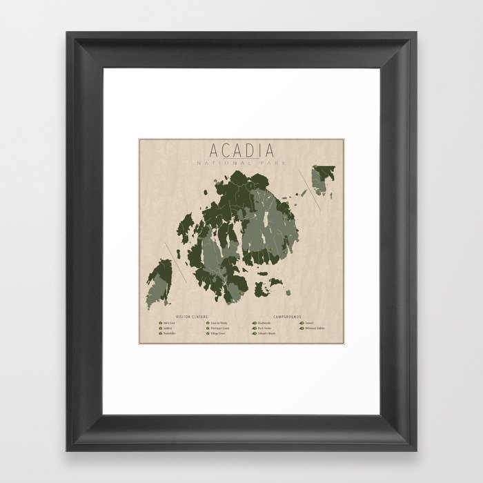 Acadia Framed Art Print