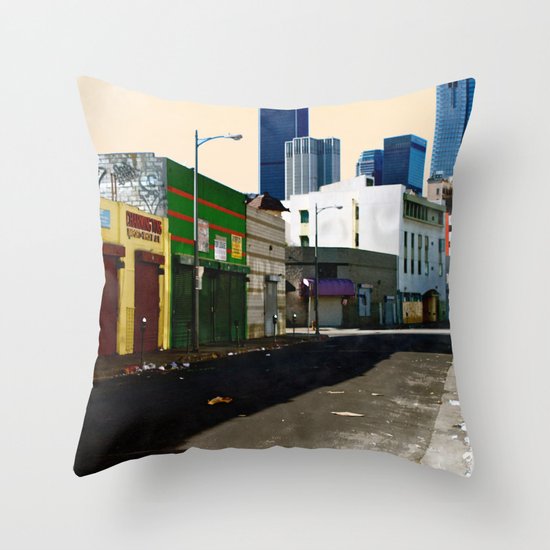 Urban Brutality Throw Pillow
