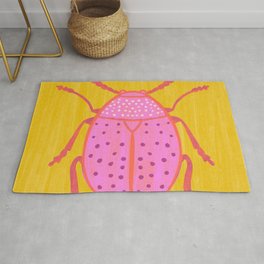 Pink Beetle Rug
