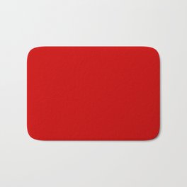 Bright red Bath Mat | Color, Solidcolor, Plain, Red, Painting, Plaincolorshirt, Plaincolort Shirt, Solid, Plaincolor, Solidcolorart 