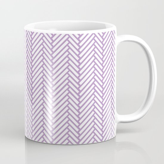 Herringbone Orchid Mug