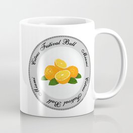 Citrus Festival Plate Coffee Mug