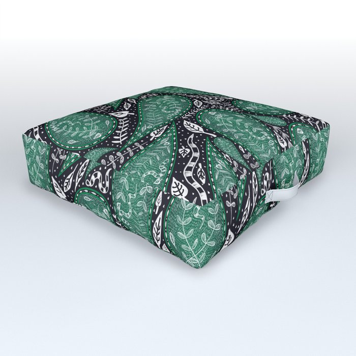 Green Outdoor Floor Cushion