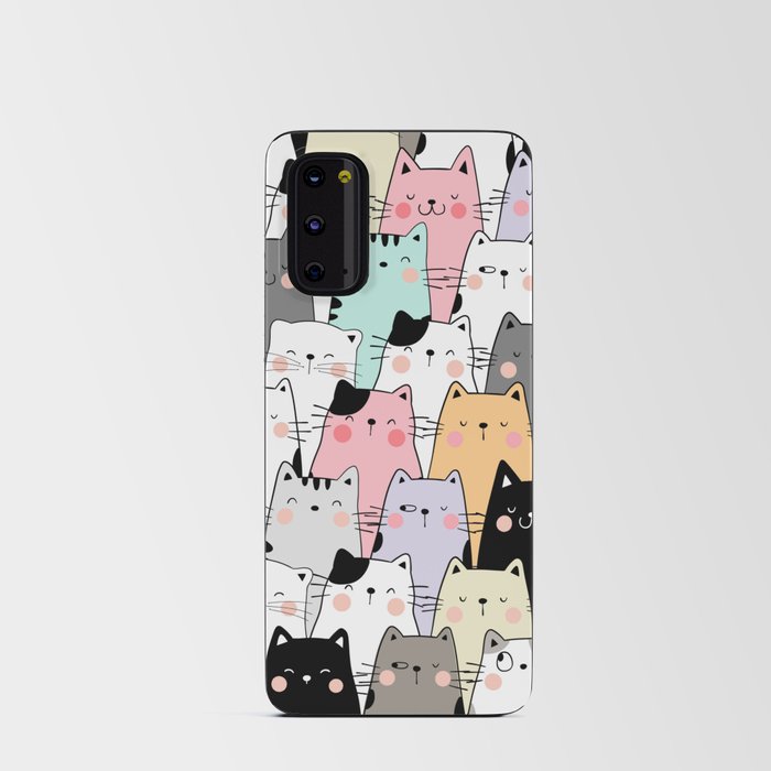 Cute Cats Pastel Android Card Case