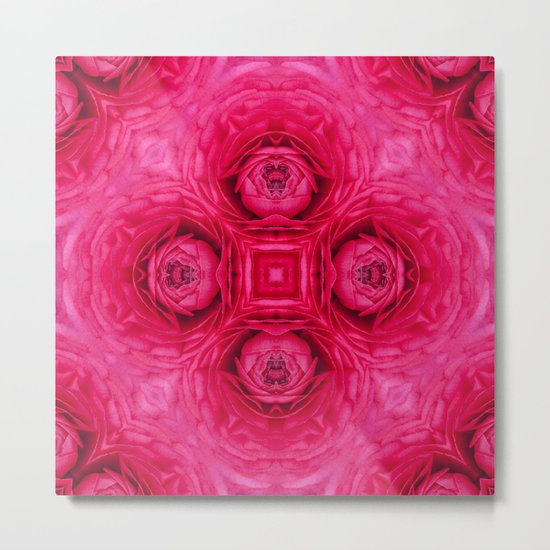 Floral Pink Metal Print
