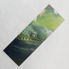 green snake Yoga Mat