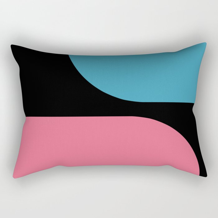 Modern Minimal Arch Abstract LVIII Rectangular Pillow