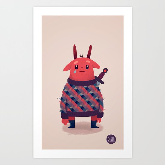 Bunny Art Print