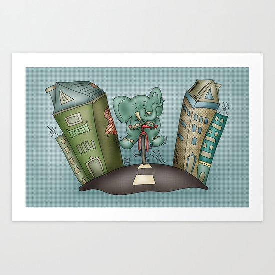 Elephant Art Print